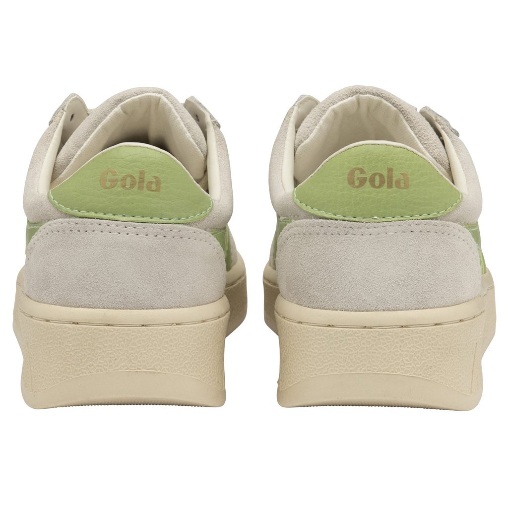 Gola Classics Grandslam Suede Sneakers Blancas Verde Colombia | 590FKDMRA