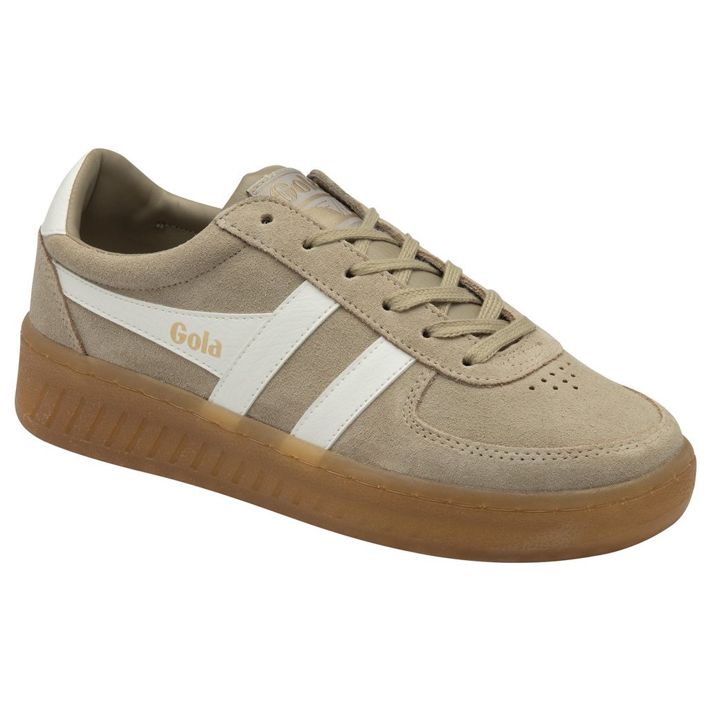 Gola Classics Grandslam Suede Sneakers Blancas Colombia | 124DGAETJ