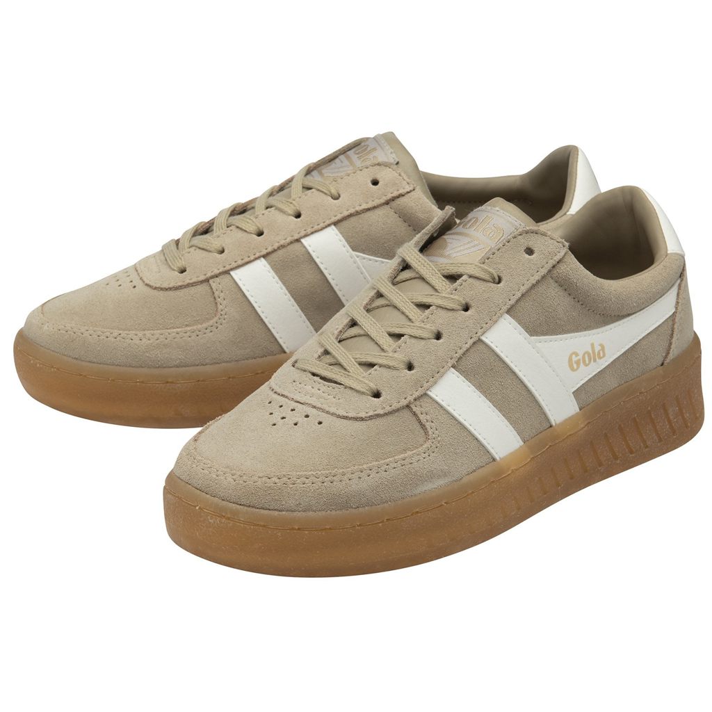 Gola Classics Grandslam Suede Sneakers Blancas Colombia | 124DGAETJ