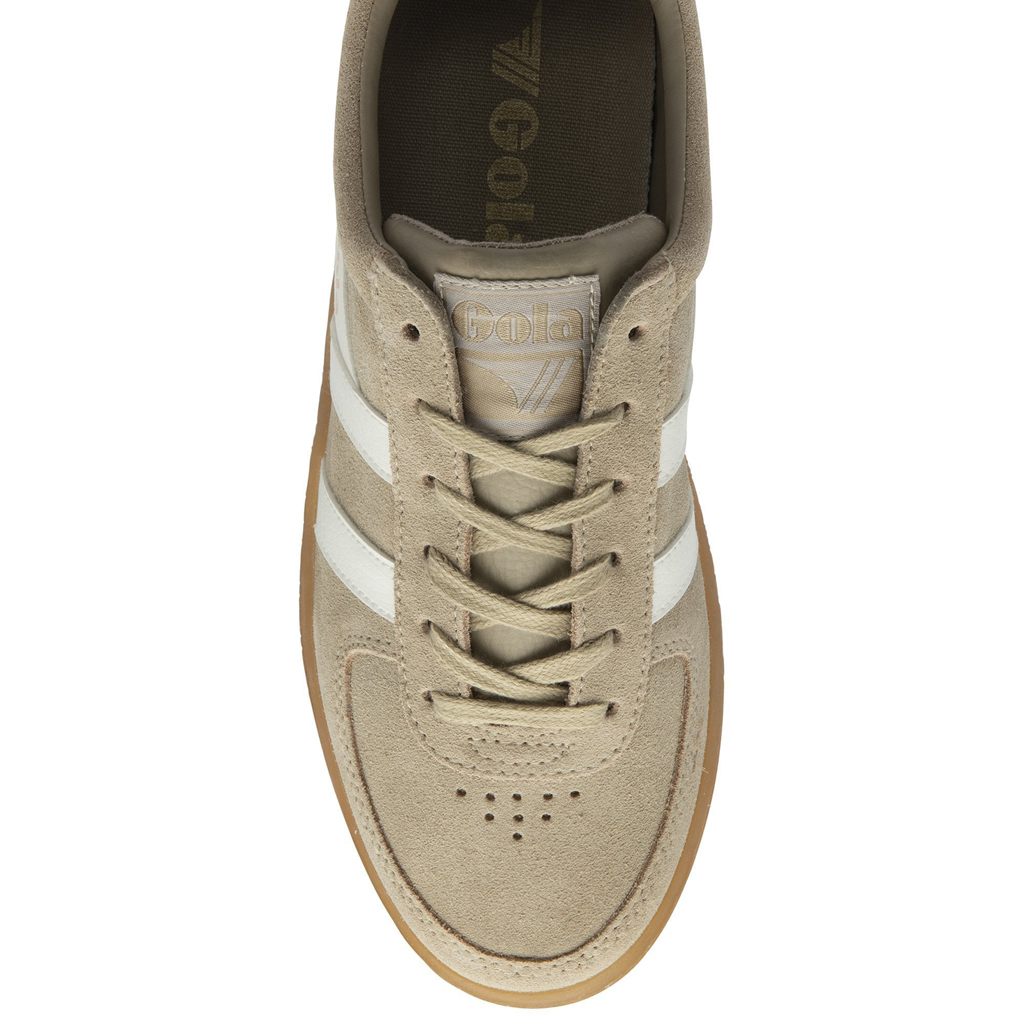 Gola Classics Grandslam Suede Sneakers Blancas Colombia | 124DGAETJ