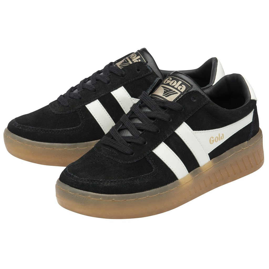 Gola Classics Grandslam Suede Sneakers Negras Blancas Colombia | 087HVJNCU