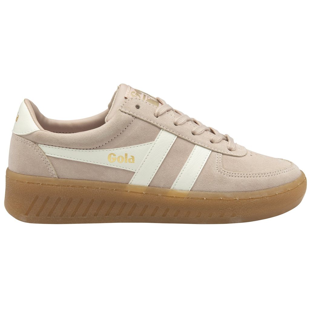 Gola Classics Grandslam Suede Sneakers Rosas Blancas Colombia | 847KWAUDX