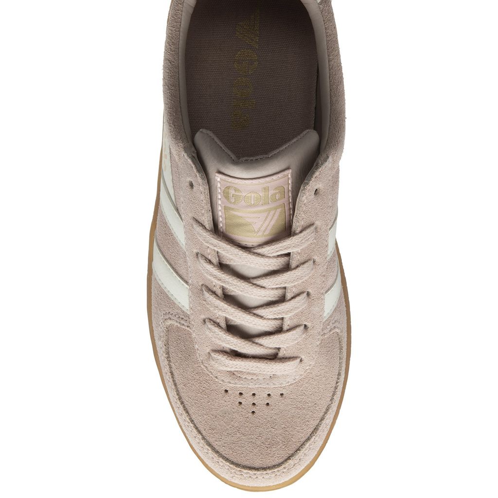 Gola Classics Grandslam Suede Sneakers Rosas Blancas Colombia | 847KWAUDX