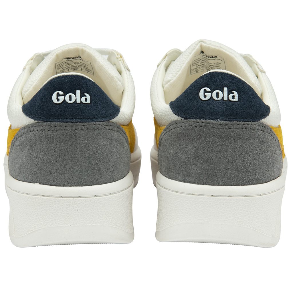 Gola Classics Grandslam Trident Sneakers Blancas Azul Marino Colombia | 897GPXNZC