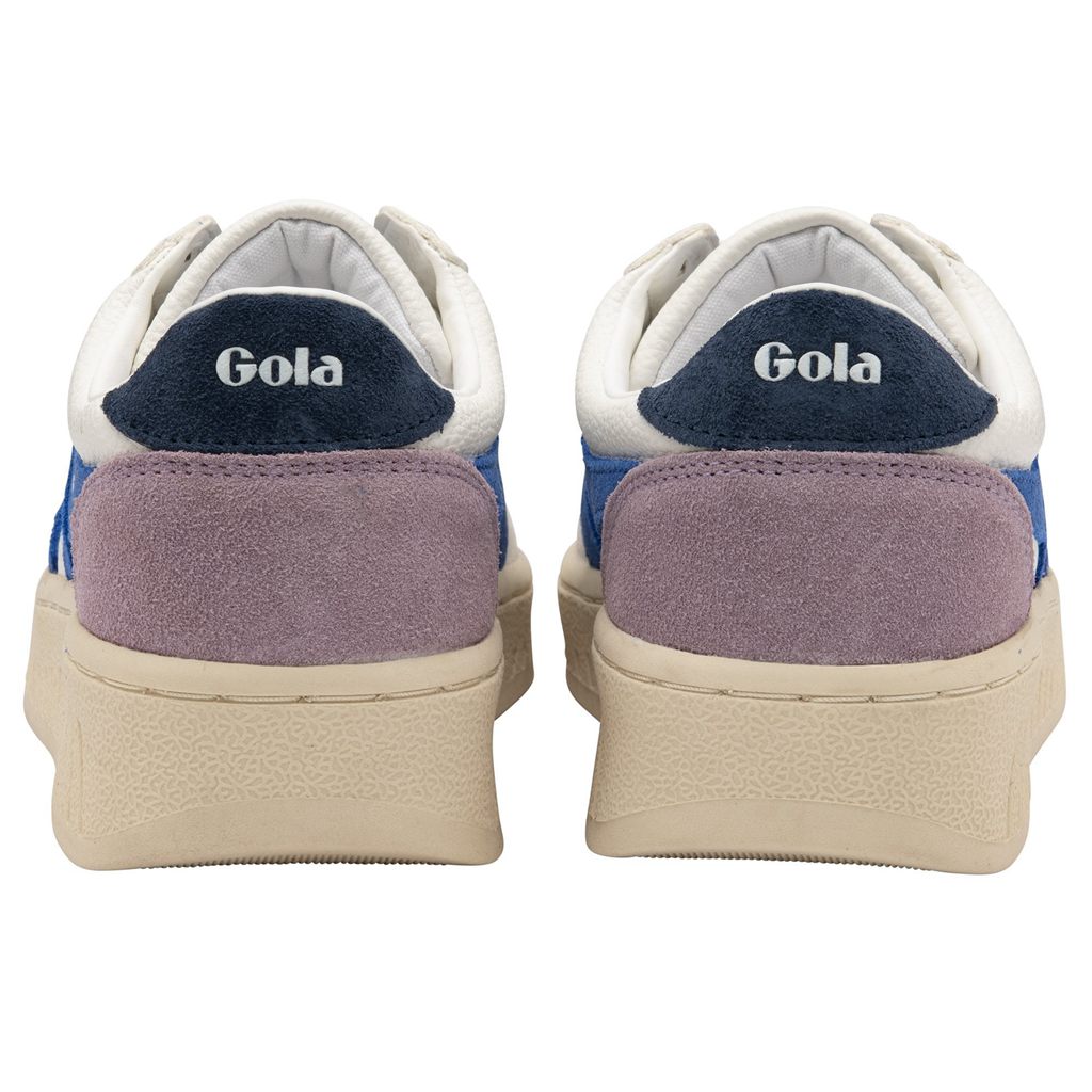 Gola Classics Grandslam Trident Sneakers Blancas Azul Marino Colombia | 927CUWAHX