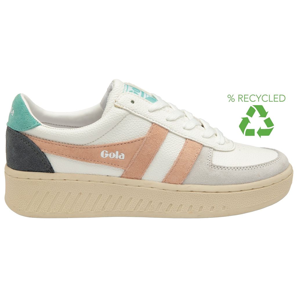 Gola Classics Grandslam Trident Sneakers Blancas Rosas Colombia | 803YRMFNG