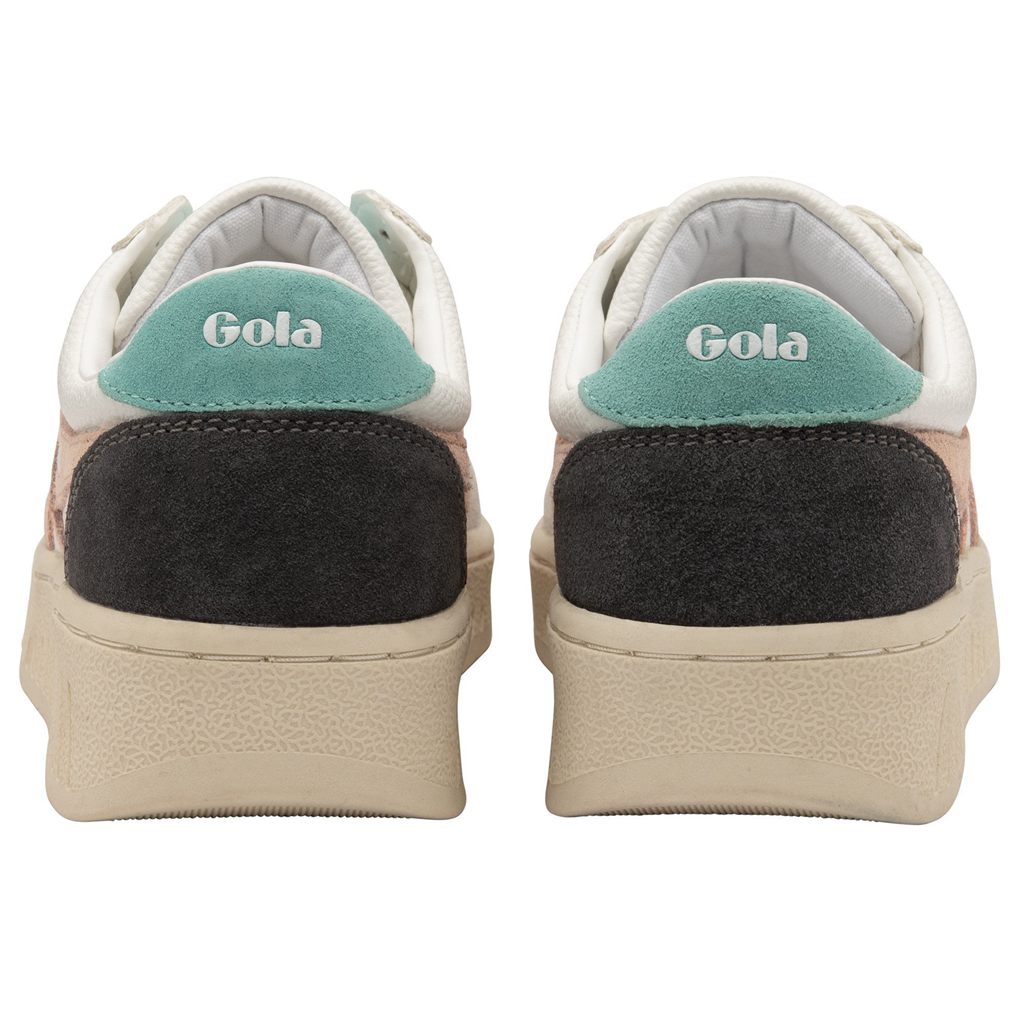Gola Classics Grandslam Trident Sneakers Blancas Rosas Colombia | 803YRMFNG
