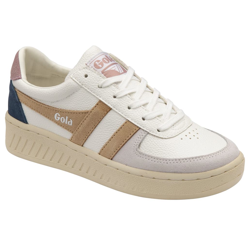 Gola Classics Grandslam Trident Sneakers Blancas Rosas Colombia | 517UZMEWJ
