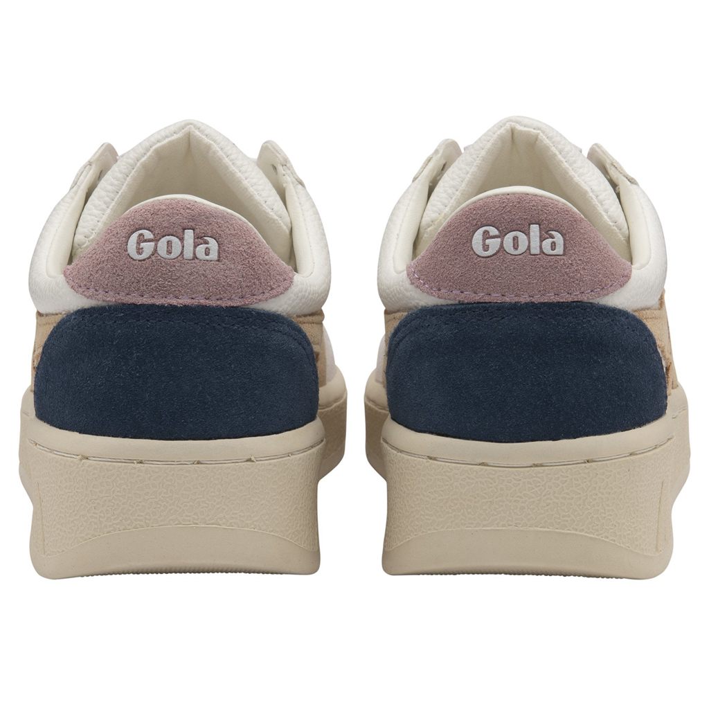 Gola Classics Grandslam Trident Sneakers Blancas Rosas Colombia | 517UZMEWJ
