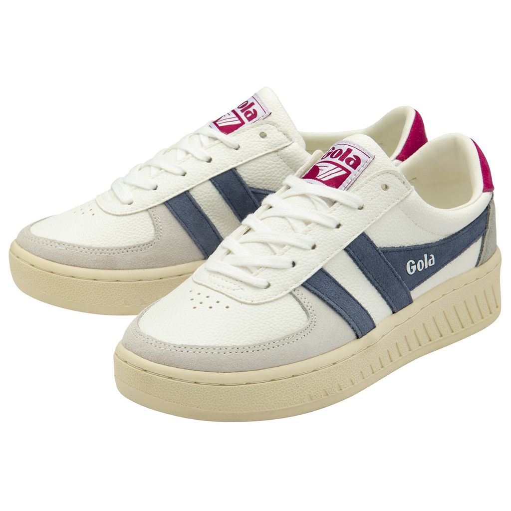 Gola Classics Grandslam Trident Sneakers Blancas Fucsia Colombia | 567WZJOLH