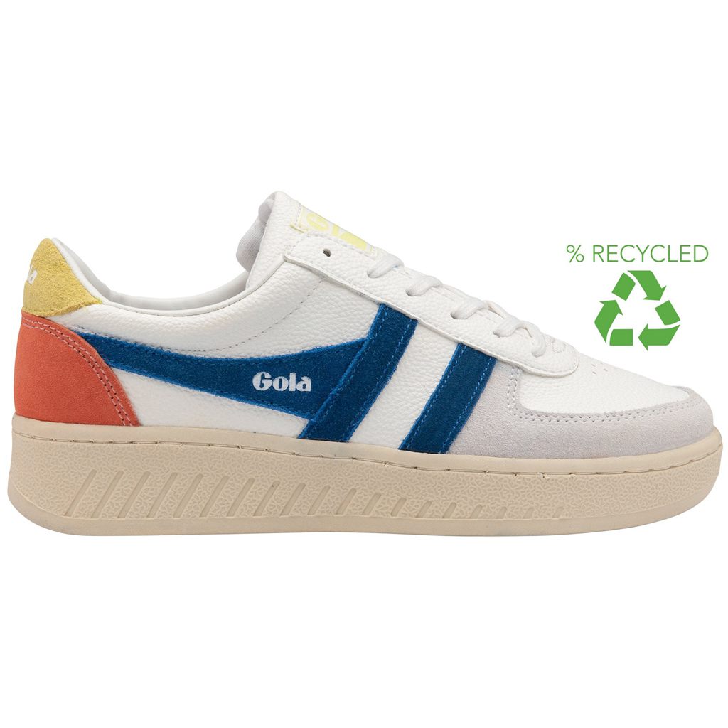 Gola Classics Grandslam Trident Sneakers Blancas Azules Colombia | 076HEFNMC