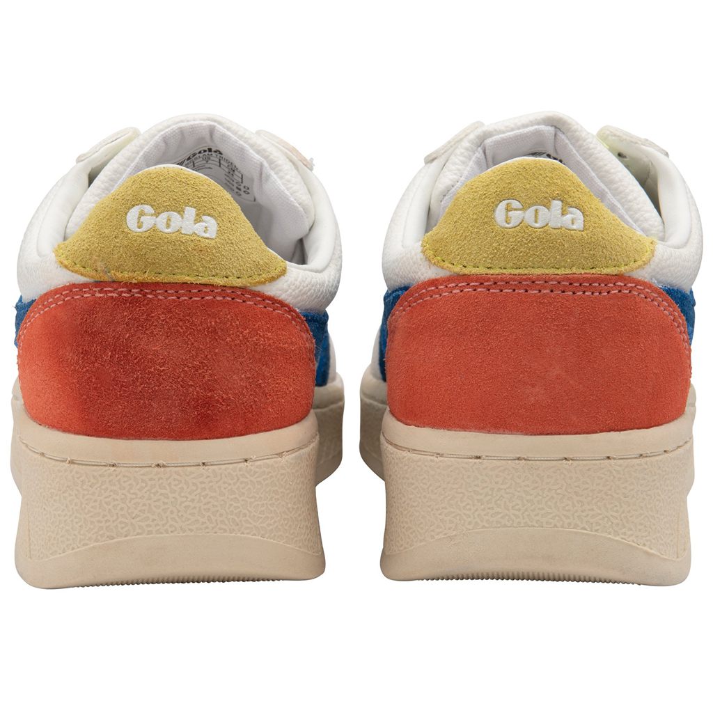 Gola Classics Grandslam Trident Sneakers Blancas Azules Colombia | 076HEFNMC