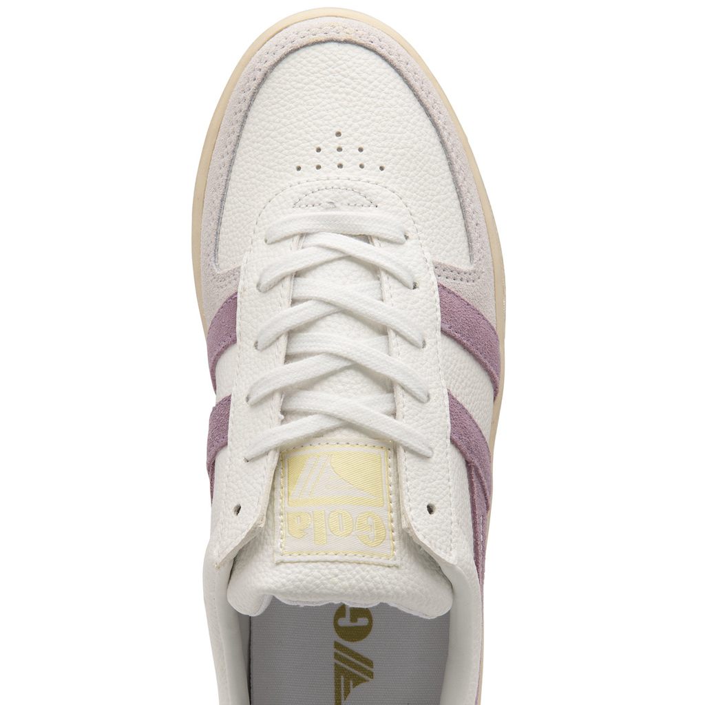 Gola Classics Grandslam Trident Sneakers Blancas Limón Colombia | 365FDHXPT
