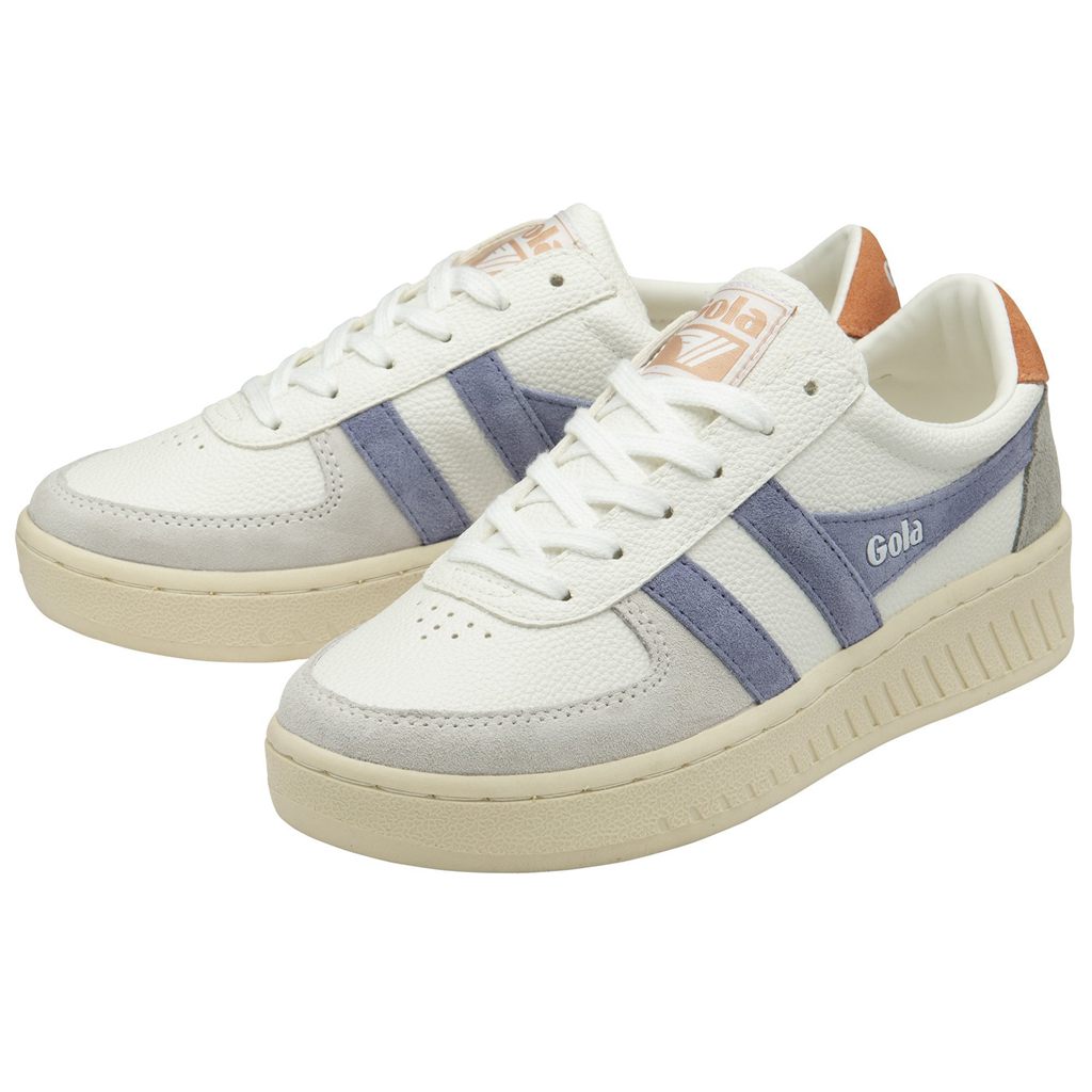 Gola Classics Grandslam Trident Sneakers Blancas Lavanda Colombia | 438EOYVGX