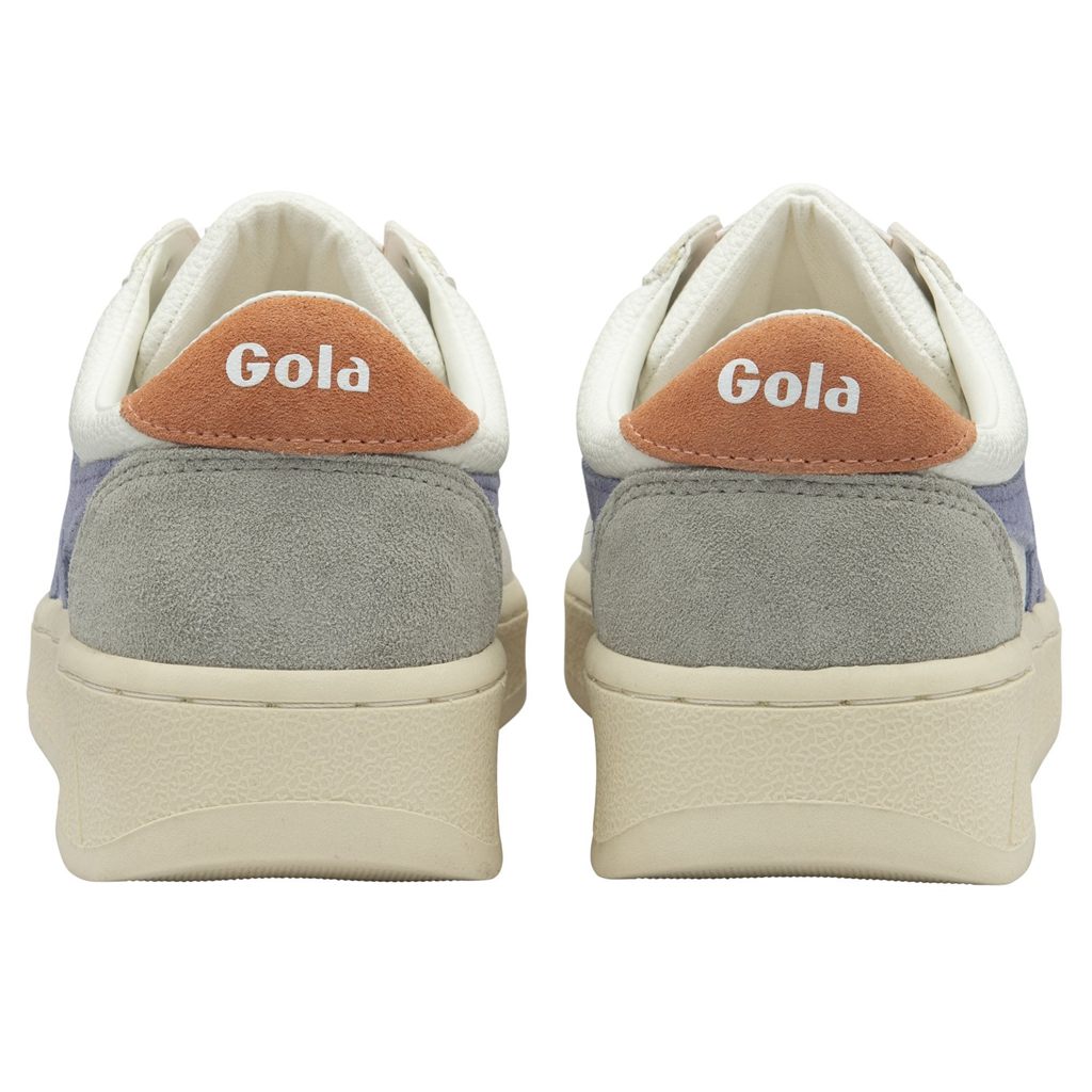 Gola Classics Grandslam Trident Sneakers Blancas Lavanda Colombia | 438EOYVGX