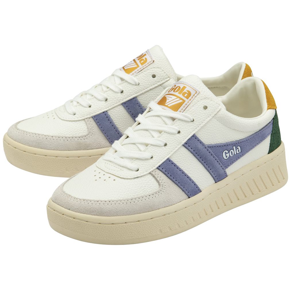Gola Classics Grandslam Trident Sneakers Blancas Lavanda Colombia | 912JHXGAY