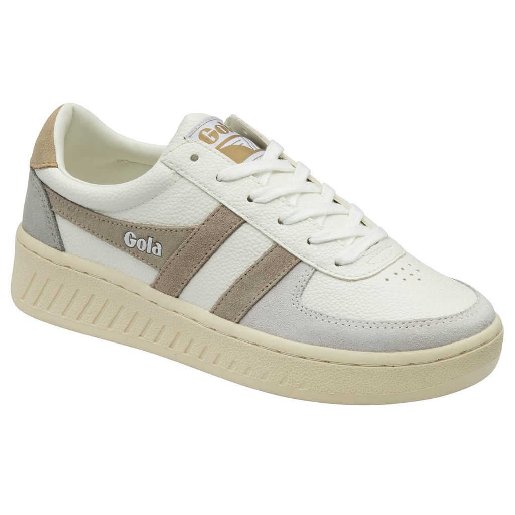 Gola Classics Grandslam Trident Sneakers Blancas Gris Colombia | 928BYVNKM