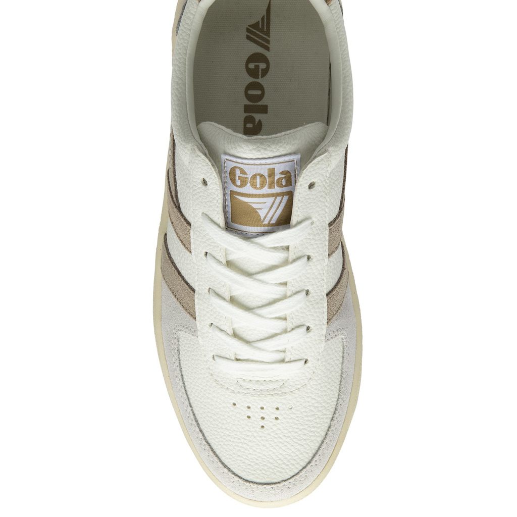Gola Classics Grandslam Trident Sneakers Blancas Gris Colombia | 928BYVNKM