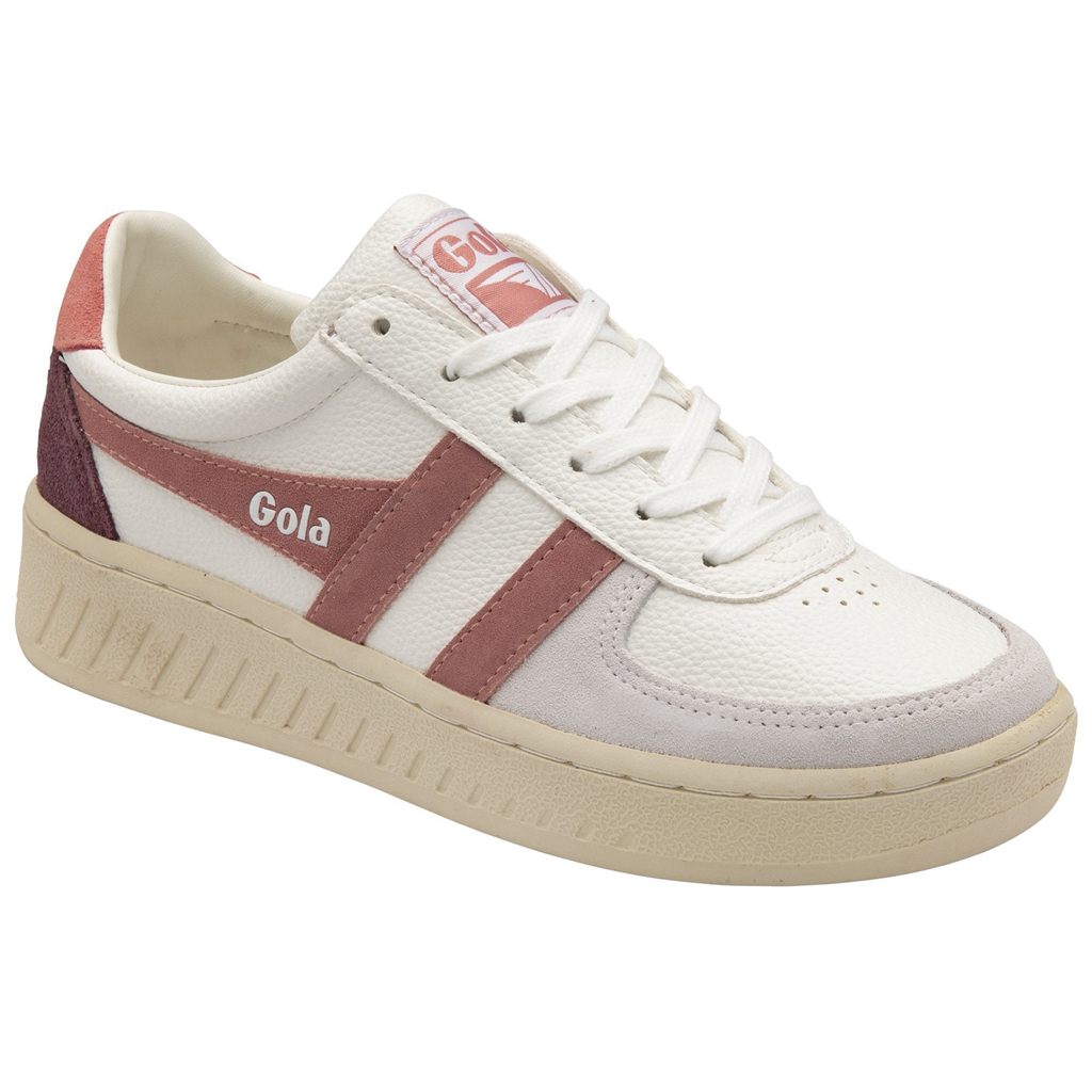 Gola Classics Grandslam Trident Sneakers Blancas Rosas Coral Rosas Colombia | 986JDVLEC