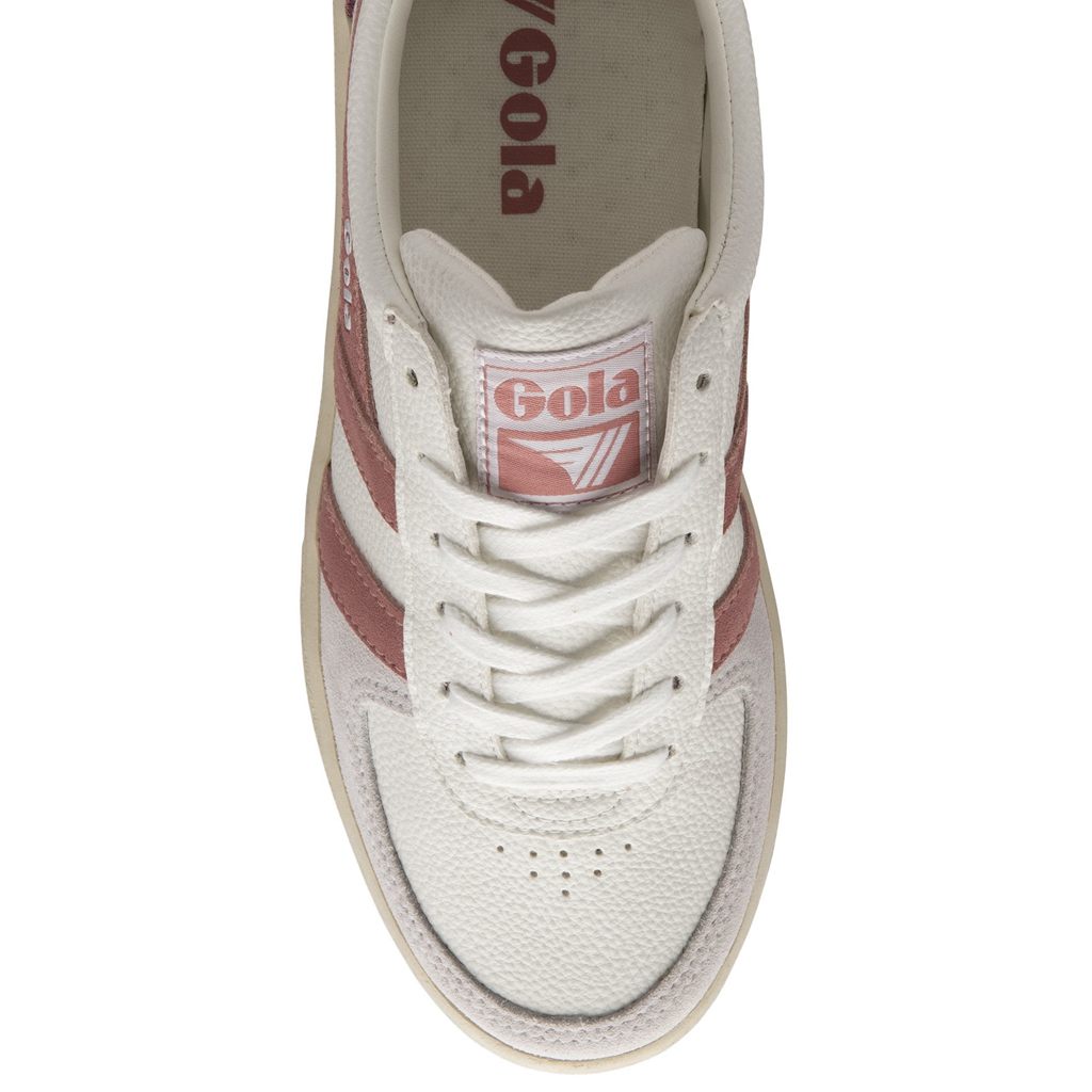Gola Classics Grandslam Trident Sneakers Blancas Rosas Coral Rosas Colombia | 986JDVLEC