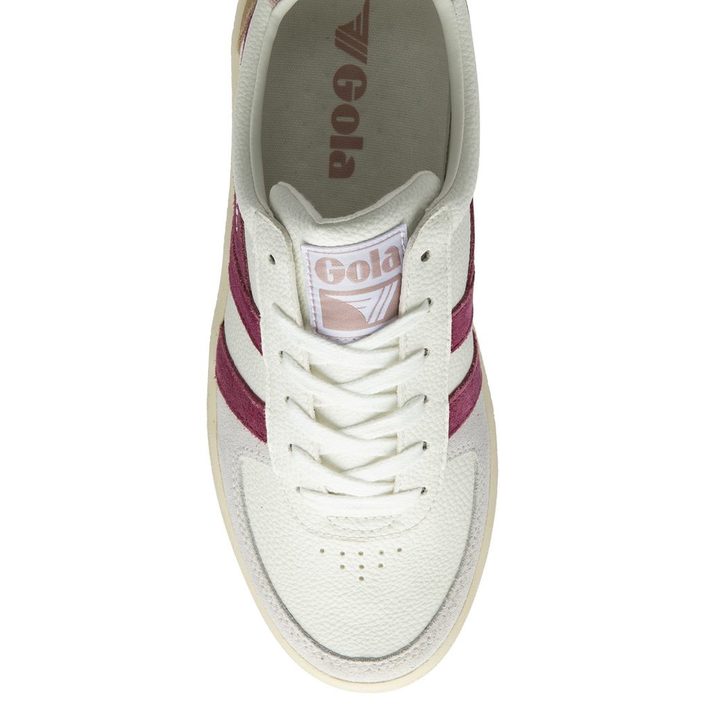 Gola Classics Grandslam Trident Sneakers Blancas Rosas Colombia | 739MEXCNA