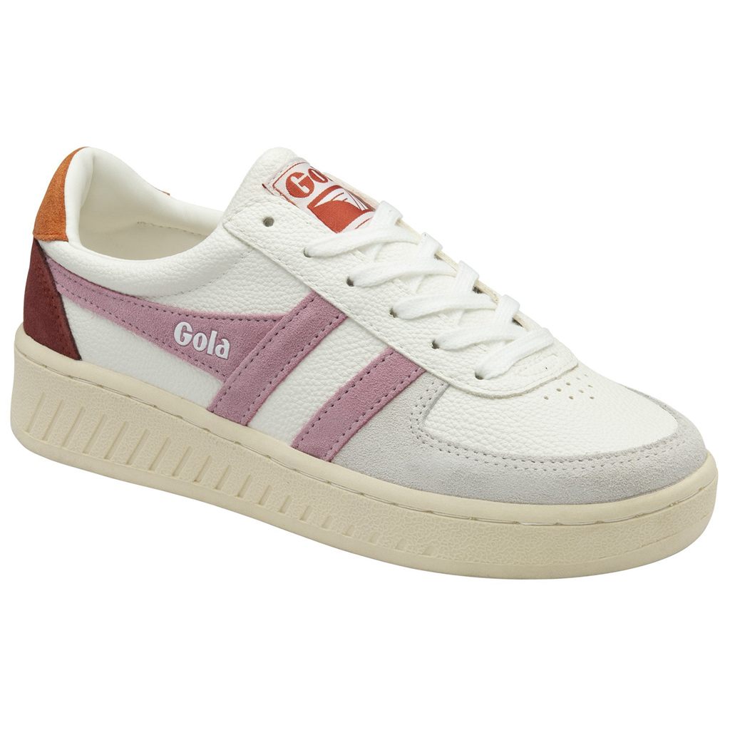 Gola Classics Grandslam Trident Sneakers Blancas Naranjas Colombia | 485NJBWEC