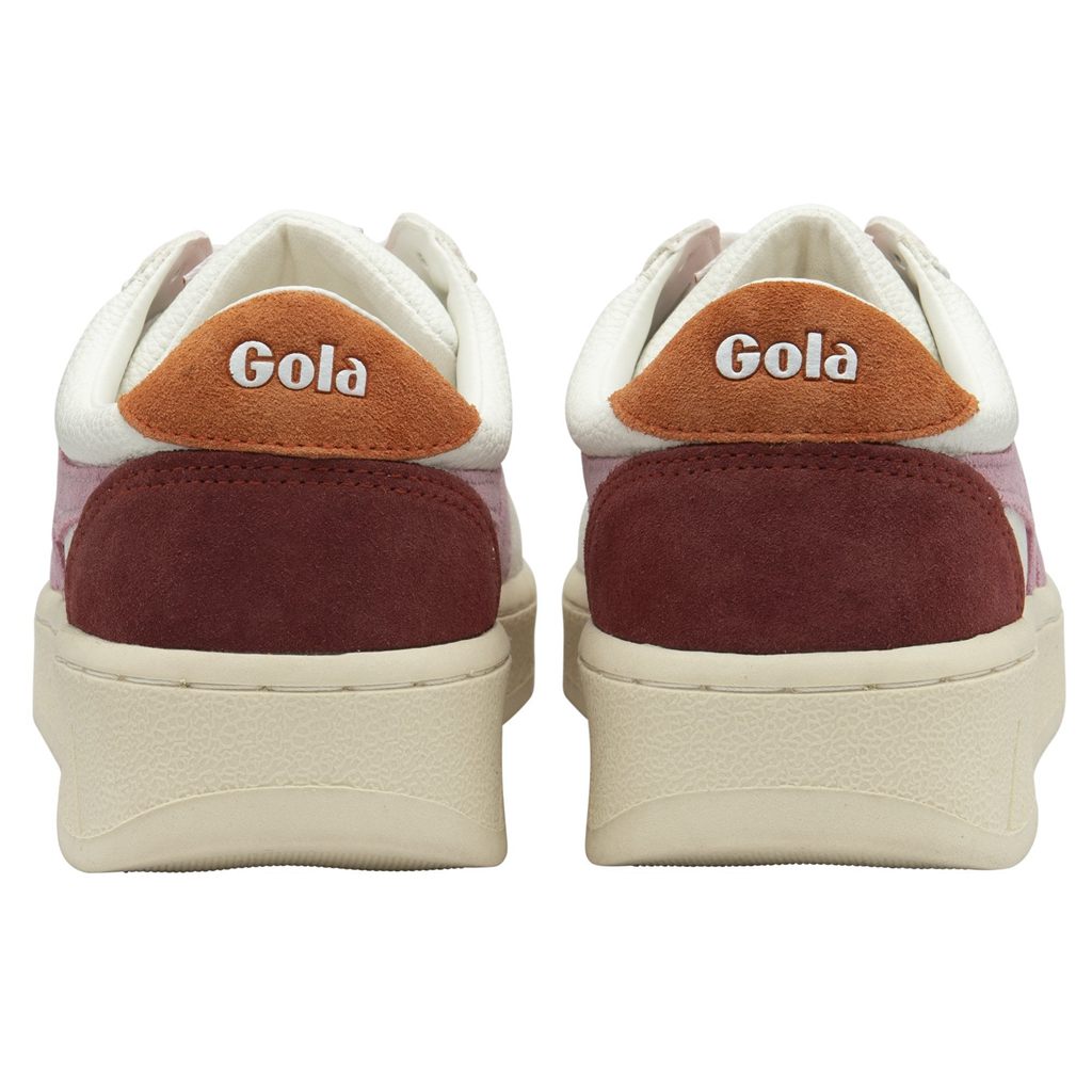 Gola Classics Grandslam Trident Sneakers Blancas Naranjas Colombia | 485NJBWEC