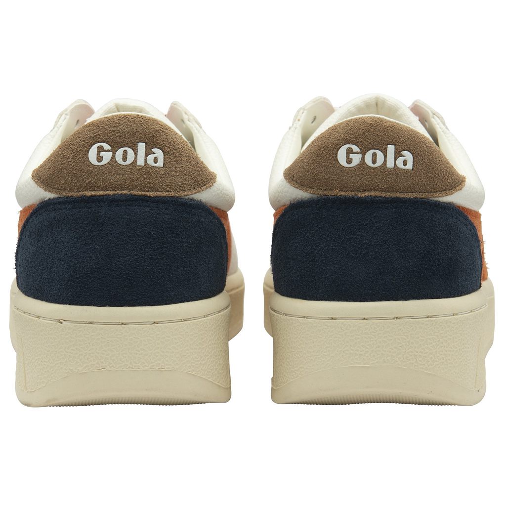 Gola Classics Grandslam Trident Sneakers Blancas Naranjas Colombia | 536BIWOJP