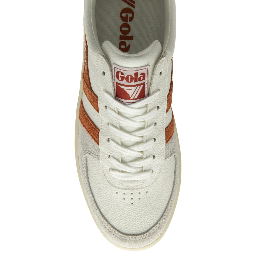 Gola Classics Grandslam Trident Sneakers Blancas Naranjas Colombia | 536BIWOJP