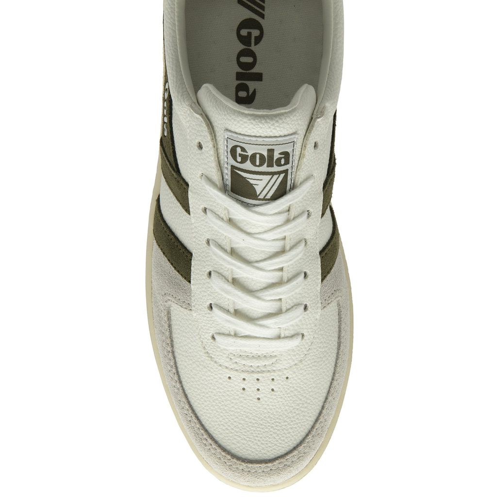 Gola Classics Grandslam Trident Sneakers Blancas Kaki Burdeos Colombia | 392GDUBXJ