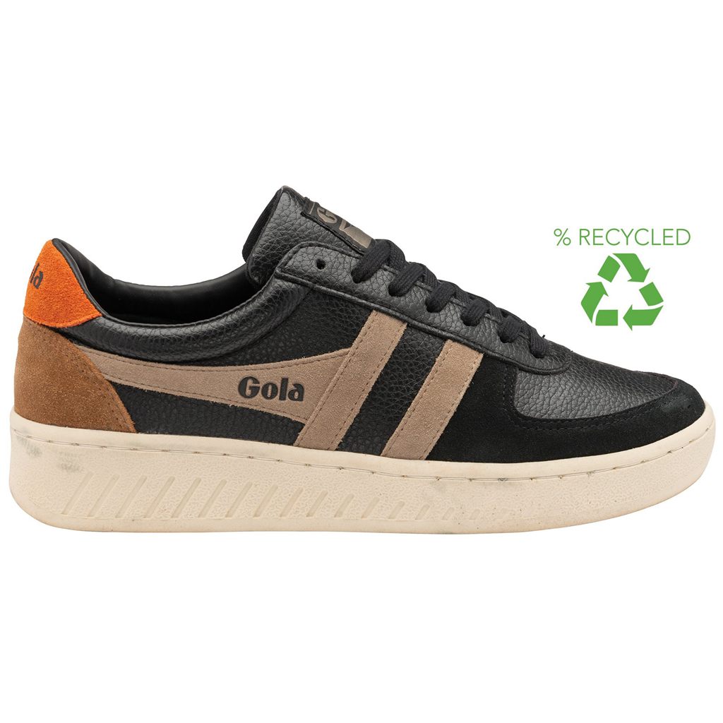 Gola Classics Grandslam Trident Sneakers Negras Naranjas Colombia | 591RQUZPD