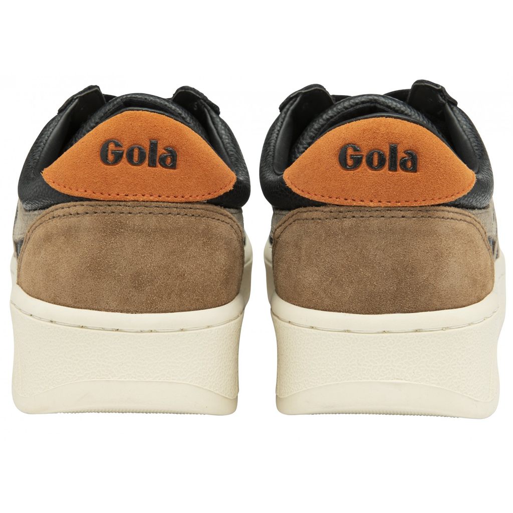 Gola Classics Grandslam Trident Sneakers Negras Naranjas Colombia | 591RQUZPD