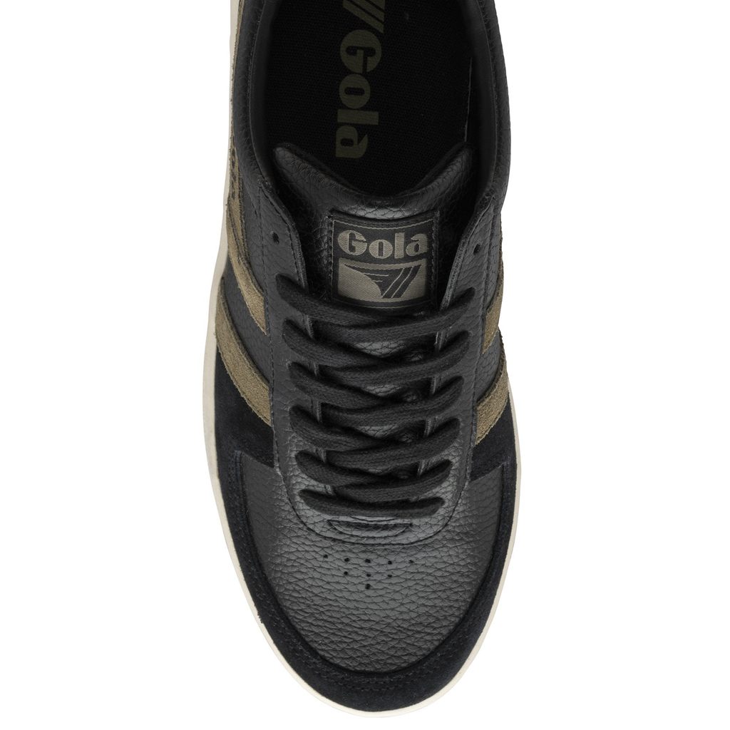 Gola Classics Grandslam Trident Sneakers Negras Naranjas Colombia | 591RQUZPD