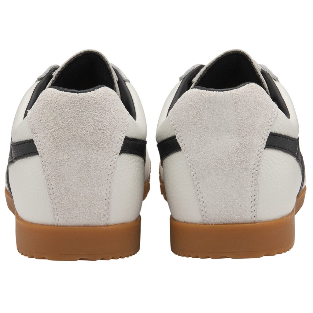 Gola Classics Harrier Leather Sneakers Blancas Negras Negras Colombia | 041IQTKFU