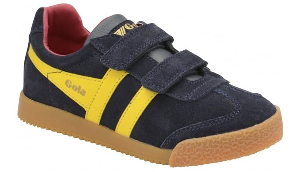 Gola Classics Harrier Strap Sneakers Azul Marino Rojas Colombia | 596FLGONZ