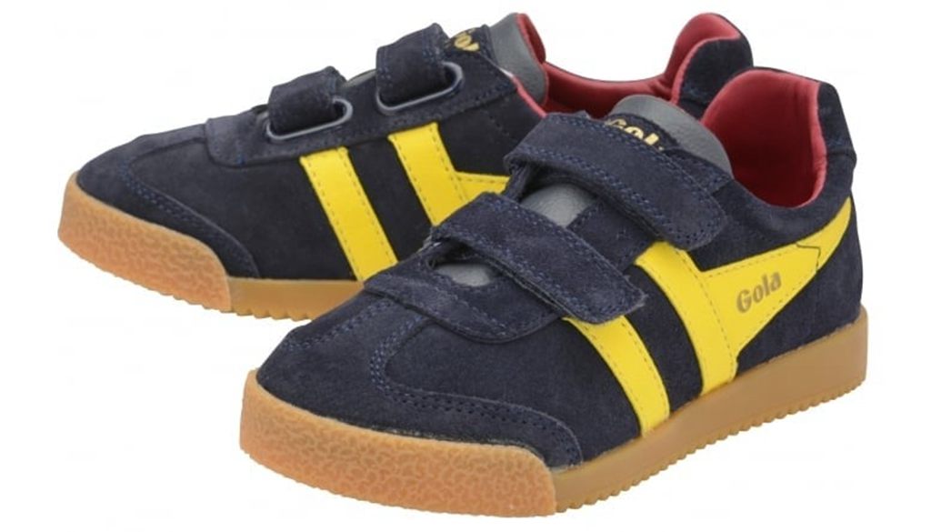 Gola Classics Harrier Strap Sneakers Azul Marino Rojas Colombia | 596FLGONZ