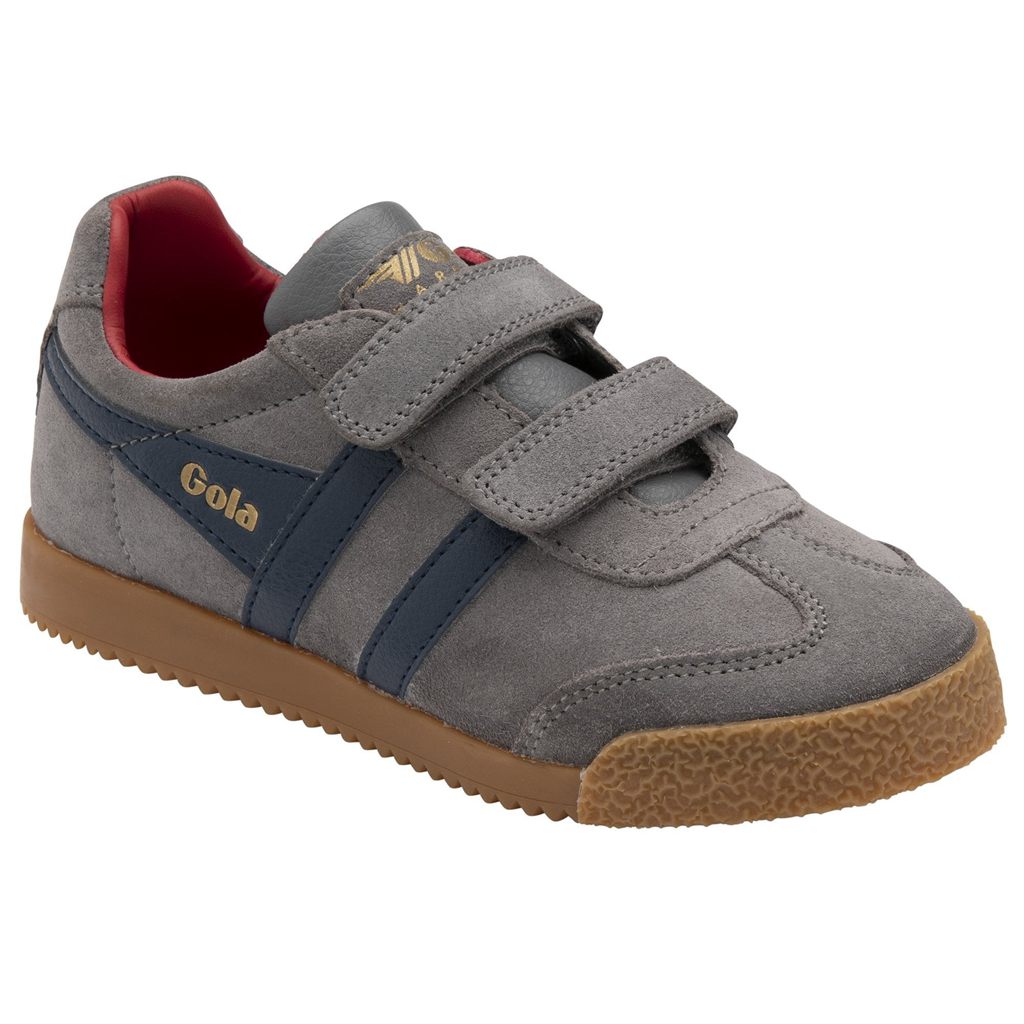 Gola Classics Harrier Strap Sneakers Azul Marino Rojas Oscuro Colombia | 048OSGTKB