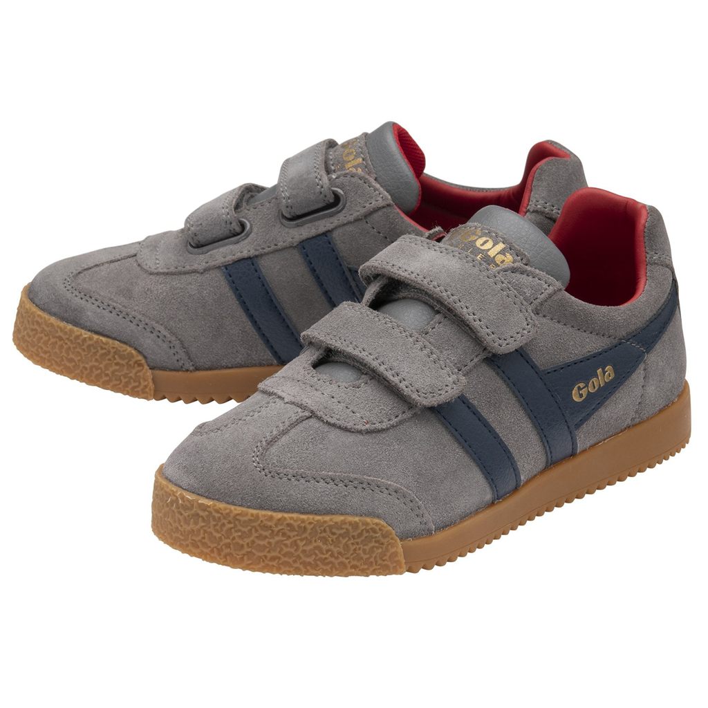 Gola Classics Harrier Strap Sneakers Azul Marino Rojas Oscuro Colombia | 048OSGTKB