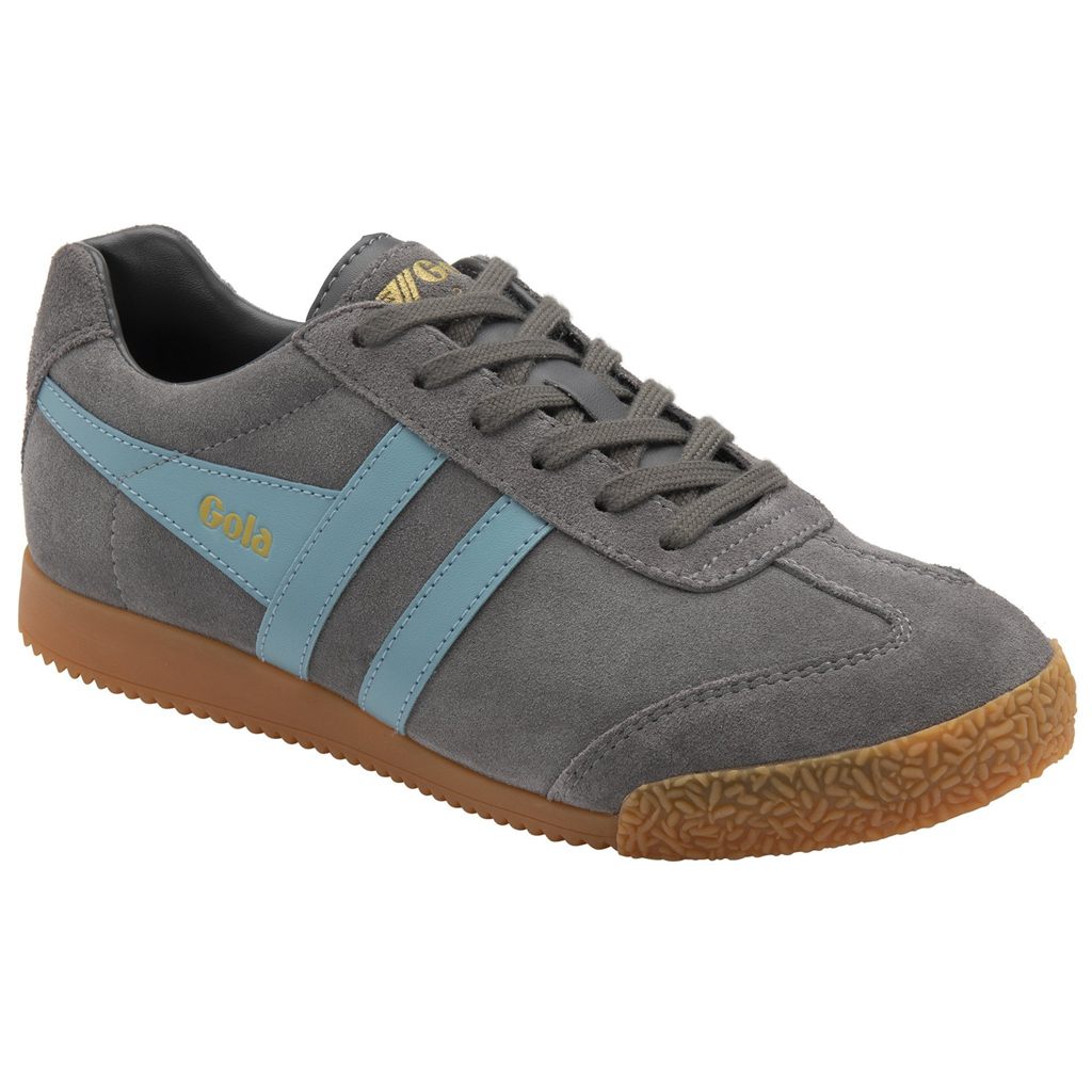 Gola Classics Harrier Suede Sneakers Ash Ocean Colombia | 513FHQXCR