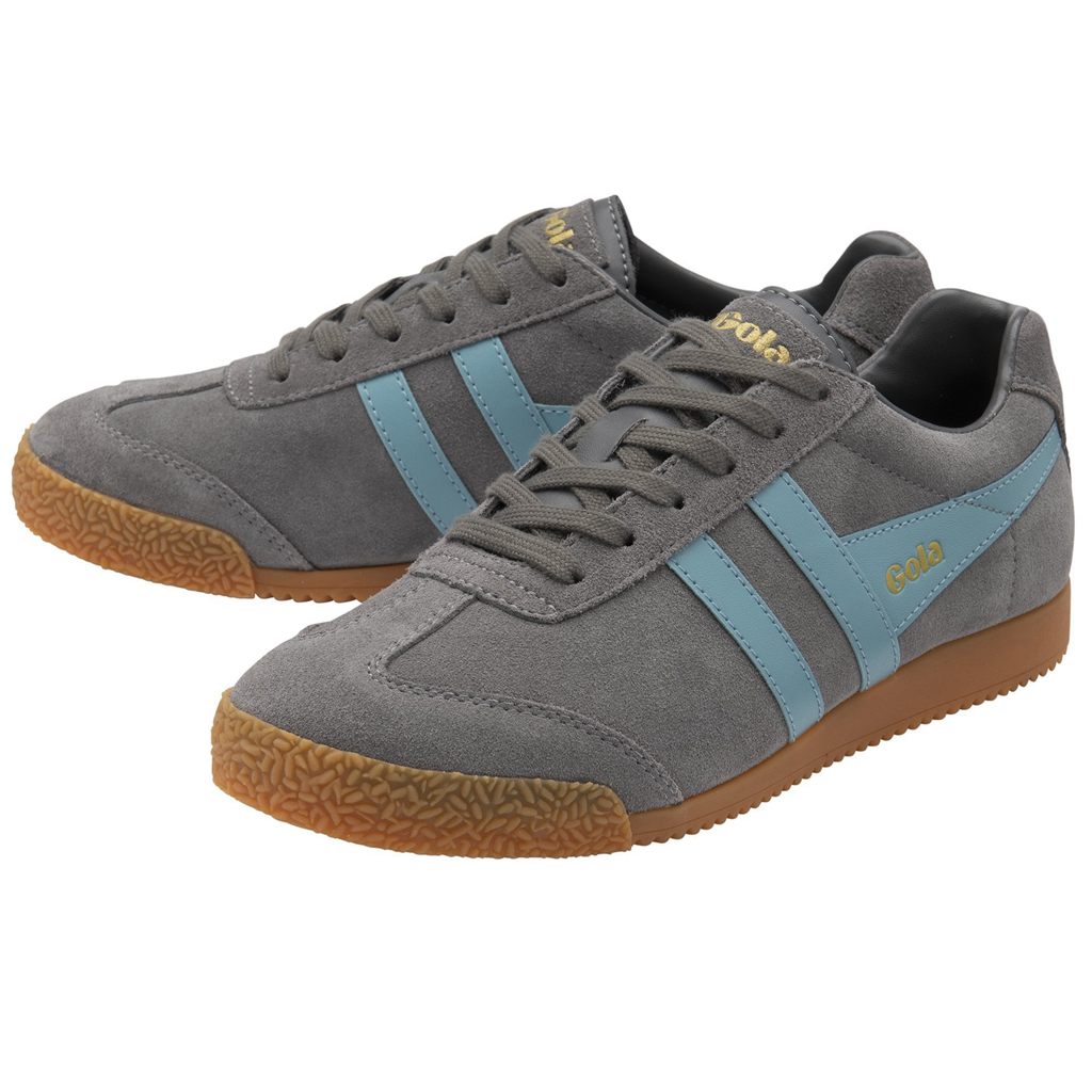 Gola Classics Harrier Suede Sneakers Ash Ocean Colombia | 513FHQXCR