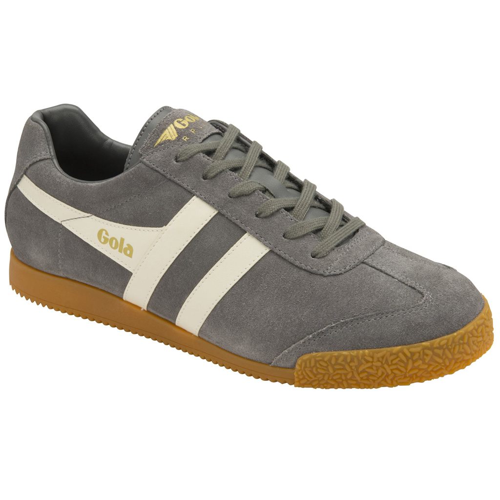 Gola Classics Harrier Suede Sneakers Ash Ecru Colombia | 678ZDXJKF