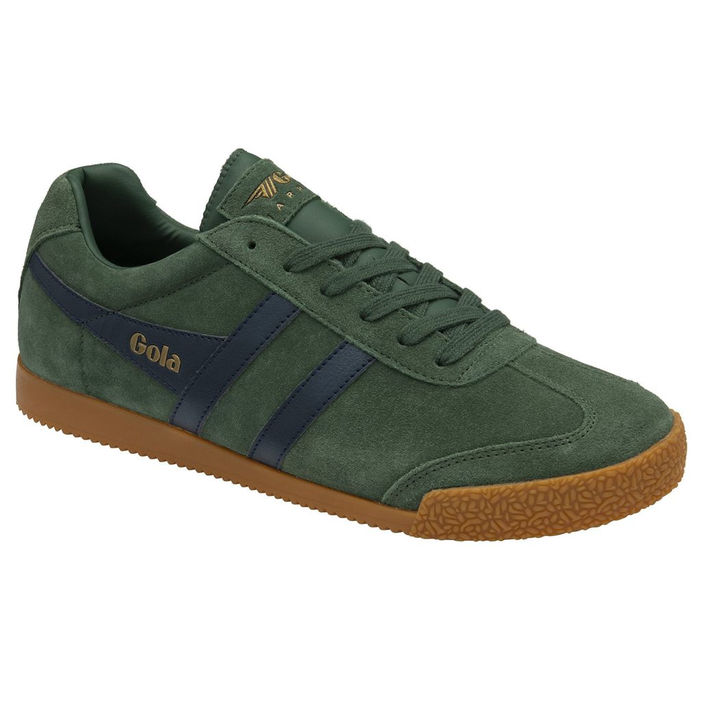 Gola Classics Harrier Suede Sneakers Azul Marino Colombia | 028AMVXKH