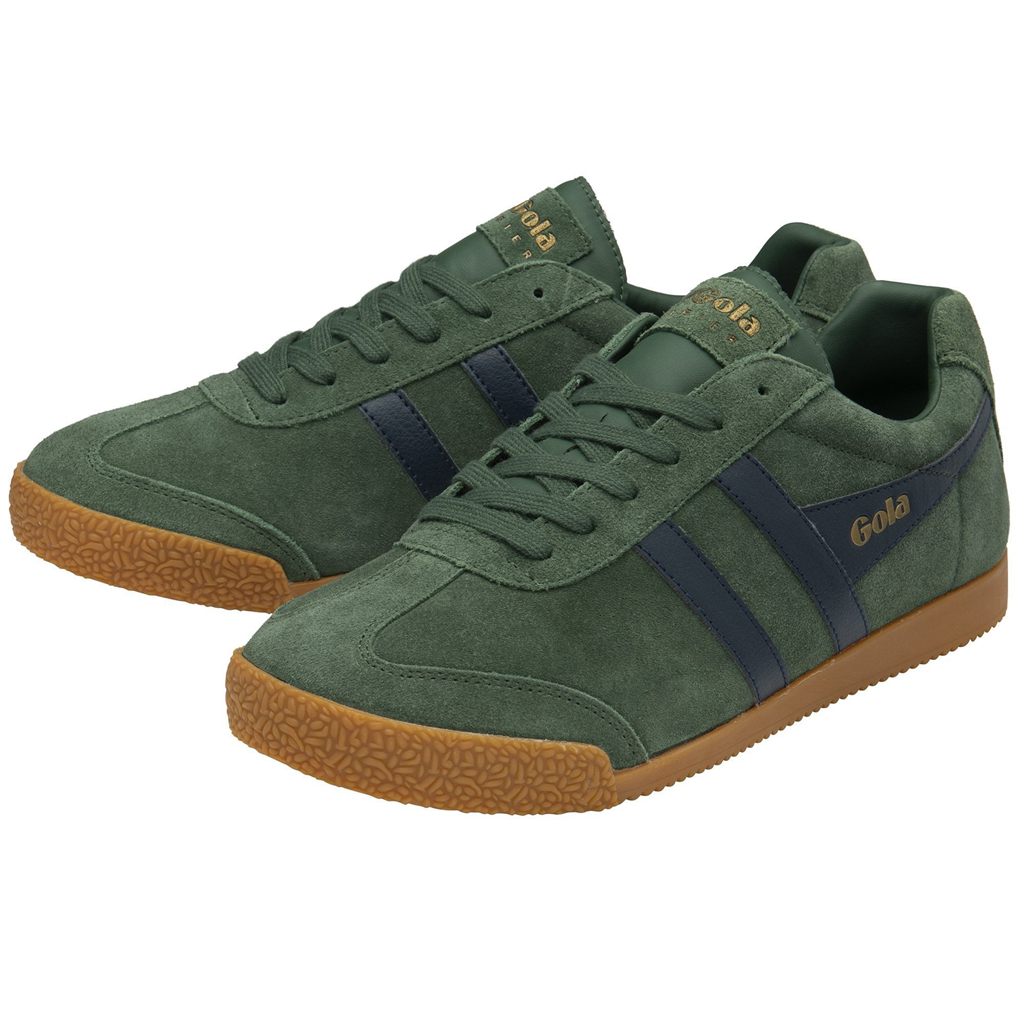 Gola Classics Harrier Suede Sneakers Azul Marino Colombia | 028AMVXKH