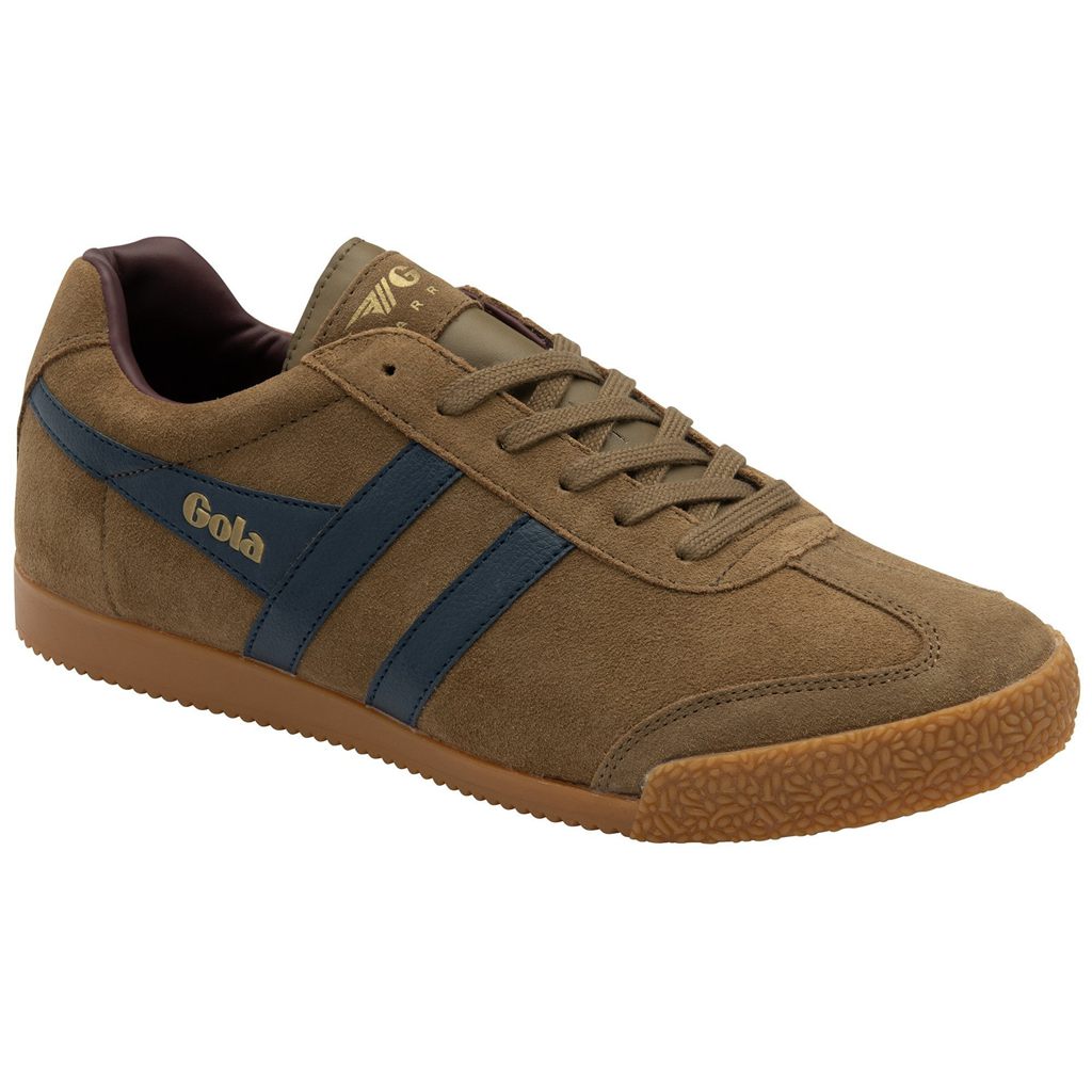 Gola Classics Harrier Suede Sneakers Azul Marino Burdeos Colombia | 517BSFXJP