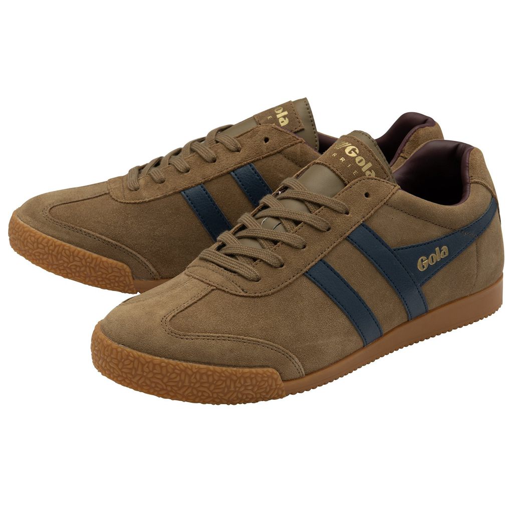Gola Classics Harrier Suede Sneakers Azul Marino Burdeos Colombia | 517BSFXJP