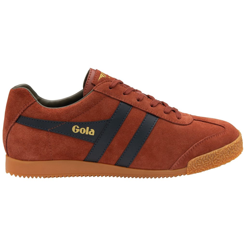 Gola Classics Harrier Suede Sneakers Azul Marino Kaki Colombia | 075REUZXP