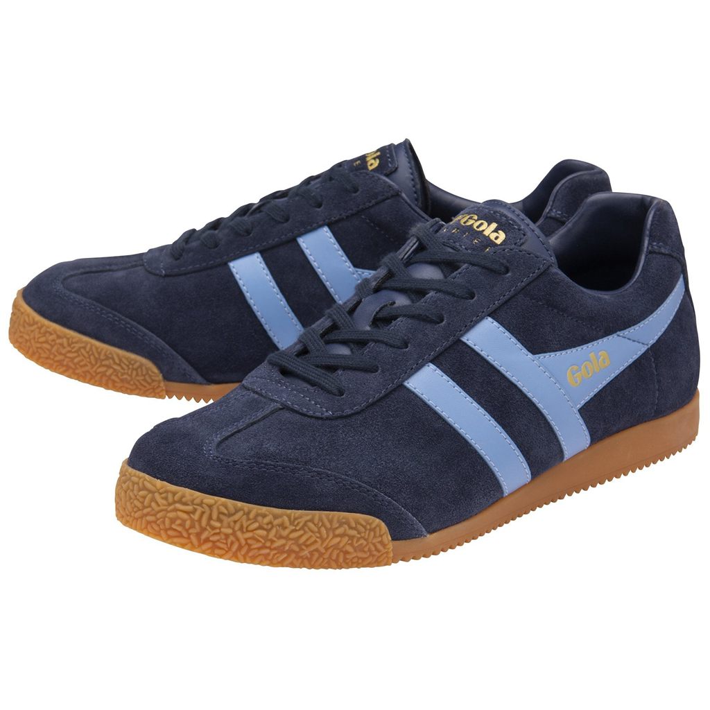 Gola Classics Harrier Suede Sneakers Azul Marino Colombia | 793CVZJKL