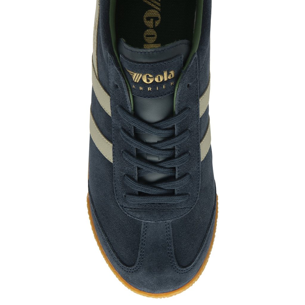 Gola Classics Harrier Suede Sneakers Azul Marino Gris Colombia | 759KLNGQZ