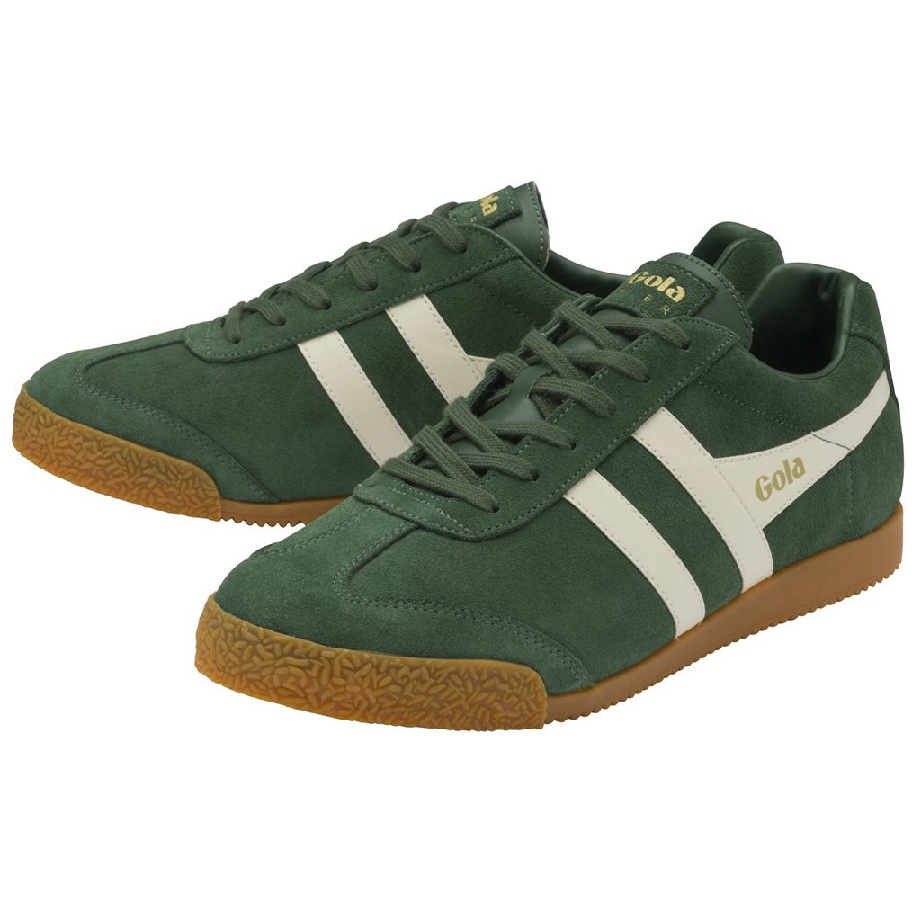 Gola Classics Harrier Suede Sneakers Blancas Colombia | 278AQTYZU