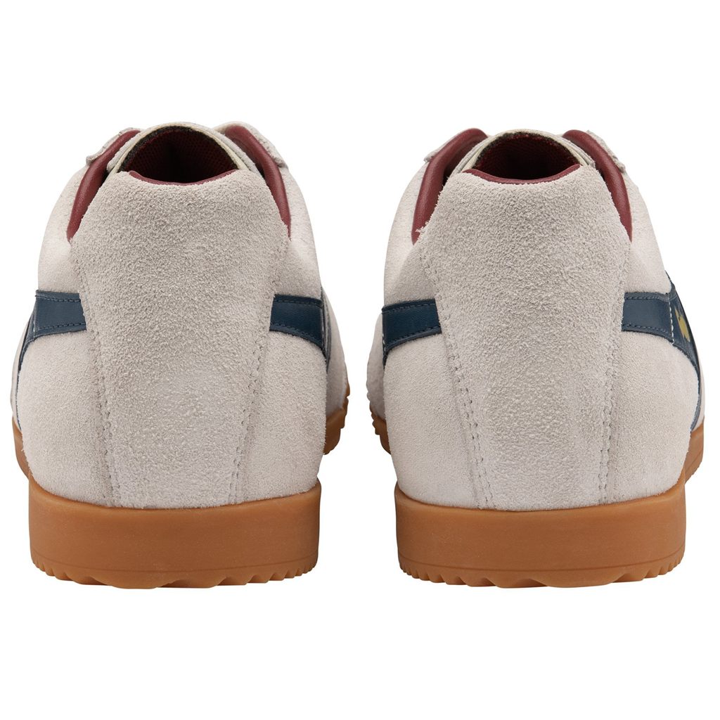 Gola Classics Harrier Suede Sneakers Blancas Azules Rojas Oscuro Colombia | 835ATLVMQ